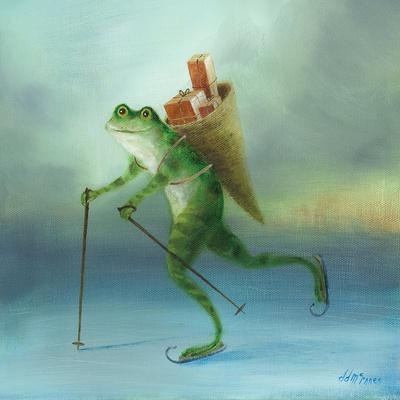 The Yuletide Frog' Art Print - DD McInnes