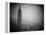 The Zeppelin Hindenburg Floats Past the Empire State Building-null-Framed Premier Image Canvas