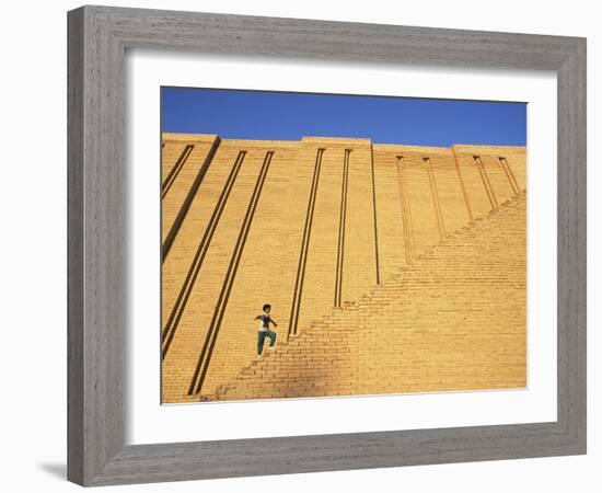 The Ziggurat, Agargouf, Iraq, Middle East-Nico Tondini-Framed Photographic Print