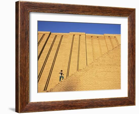 The Ziggurat, Agargouf, Iraq, Middle East-Nico Tondini-Framed Photographic Print