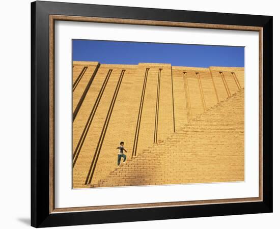 The Ziggurat, Agargouf, Iraq, Middle East-Nico Tondini-Framed Photographic Print