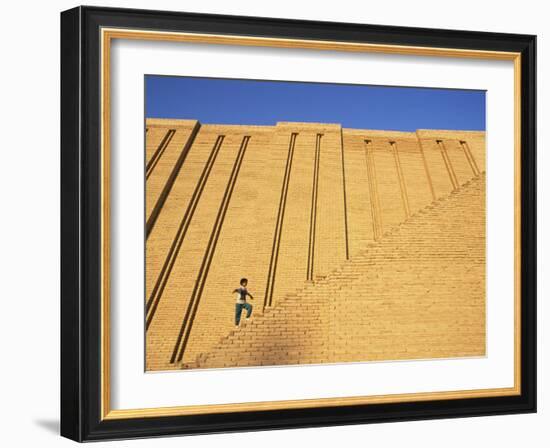 The Ziggurat, Agargouf, Iraq, Middle East-Nico Tondini-Framed Photographic Print