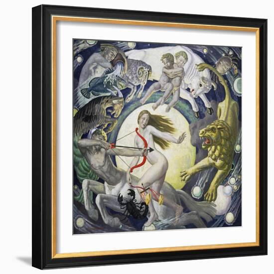 The Zodiac-Ernest Procter-Framed Giclee Print