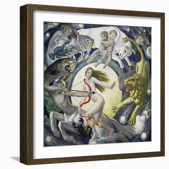The Zodiac-Ernest Procter-Framed Premium Giclee Print