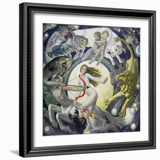 The Zodiac-Ernest Procter-Framed Premium Giclee Print