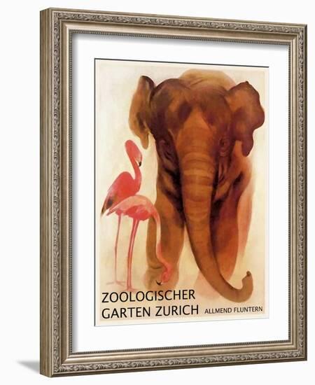 The Zoo 001-Vintage Lavoie-Framed Giclee Print