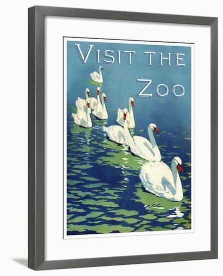 The Zoo 002-Vintage Lavoie-Framed Giclee Print