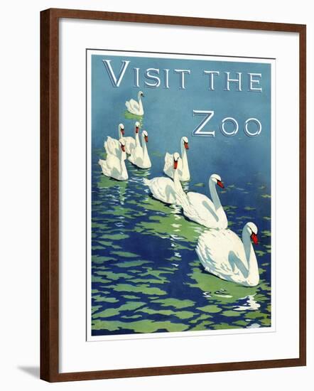 The Zoo 002-Vintage Lavoie-Framed Giclee Print