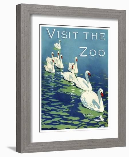 The Zoo 002-Vintage Lavoie-Framed Giclee Print