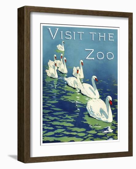 The Zoo 002-Vintage Lavoie-Framed Giclee Print