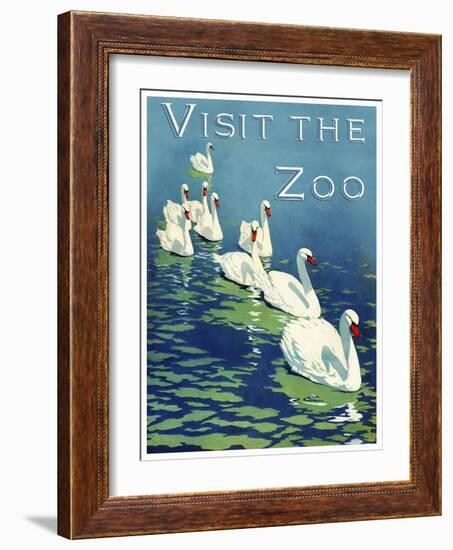 The Zoo 002-Vintage Lavoie-Framed Giclee Print