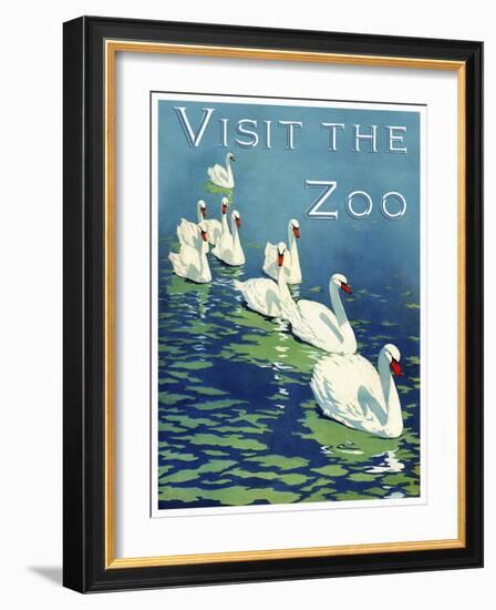 The Zoo 002-Vintage Lavoie-Framed Giclee Print