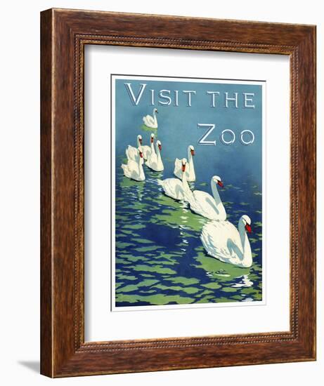 The Zoo 002-Vintage Lavoie-Framed Giclee Print