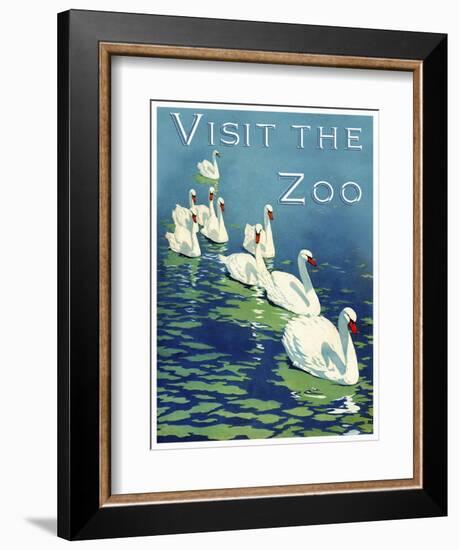 The Zoo 002-Vintage Lavoie-Framed Giclee Print