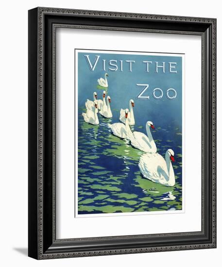 The Zoo 002-Vintage Lavoie-Framed Giclee Print