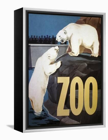 The Zoo 003-Vintage Lavoie-Framed Premier Image Canvas