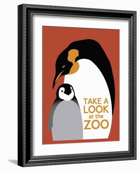 The Zoo 007-Vintage Lavoie-Framed Giclee Print