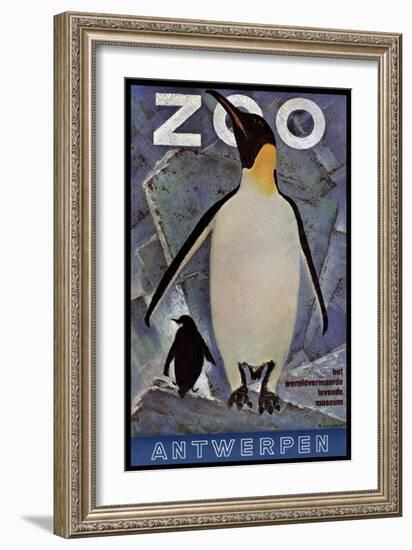 The Zoo 009-Vintage Lavoie-Framed Giclee Print