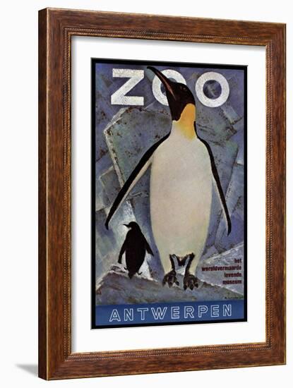 The Zoo 009-Vintage Lavoie-Framed Giclee Print