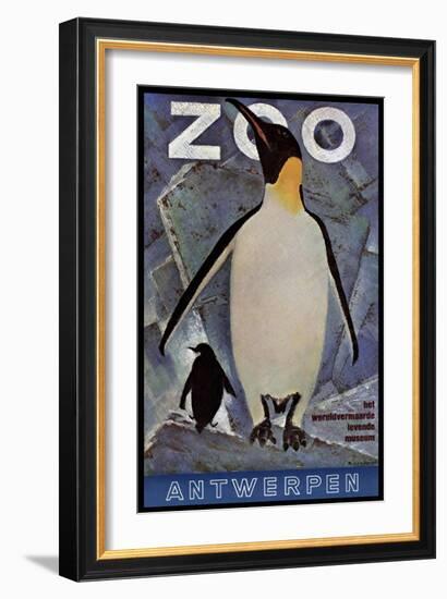 The Zoo 009-Vintage Lavoie-Framed Giclee Print