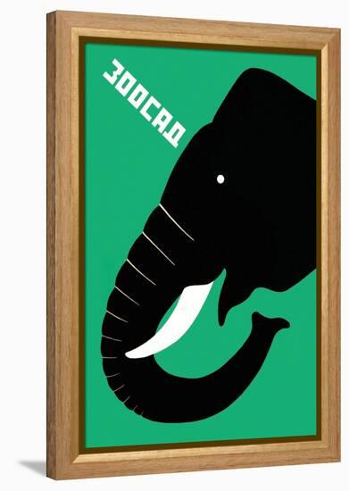 The Zoo, Elephant-Dmitri Bulanov-Framed Stretched Canvas