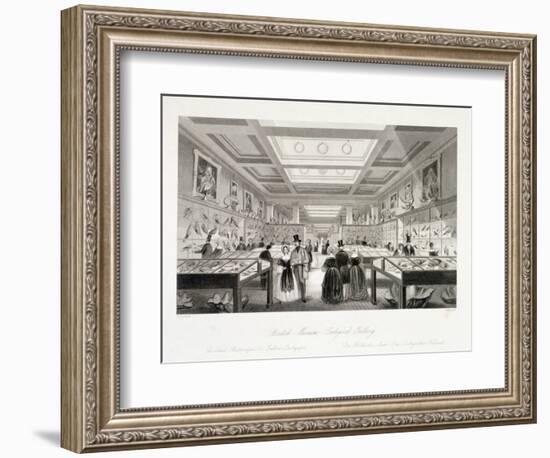 The Zoological Gallery, British Museum, Holborn, London, C1850-William Radclyffe-Framed Giclee Print