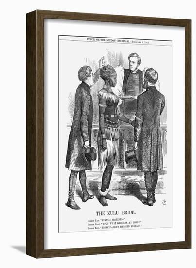 The Zulu Bride, 1868-John Tenniel-Framed Giclee Print