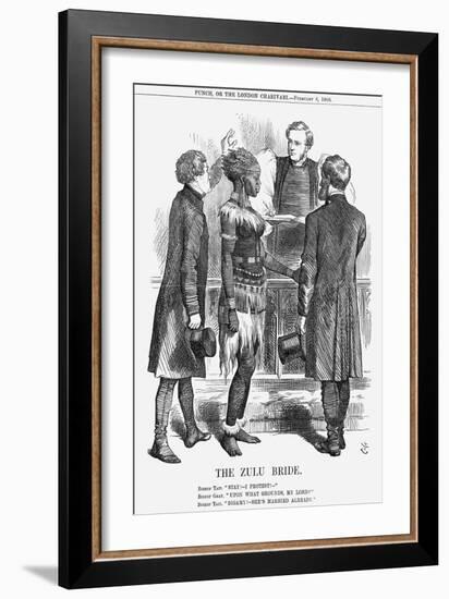 The Zulu Bride, 1868-John Tenniel-Framed Giclee Print