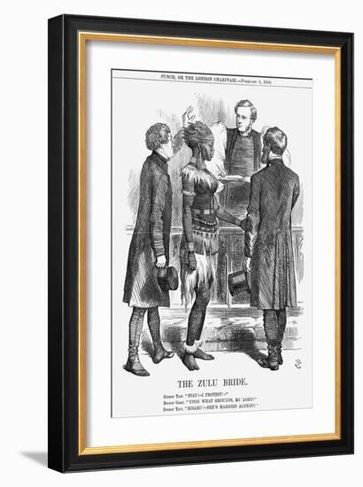 The Zulu Bride, 1868-John Tenniel-Framed Giclee Print