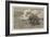 The Zulu War, Burning Grass-William Lionel Wyllie-Framed Giclee Print