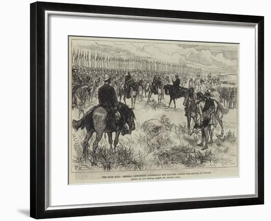 The Zulu War, General Newdigate Addressing the Lancers before the Battle of Ulundi-Melton Prior-Framed Giclee Print