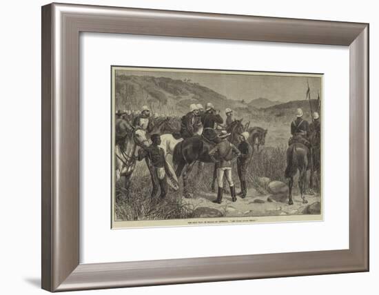 The Zulu War, in Search of Cetewayo, Are Those Zulus There?-Frank Dadd-Framed Giclee Print