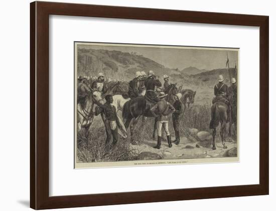 The Zulu War, in Search of Cetewayo, Are Those Zulus There?-Frank Dadd-Framed Giclee Print