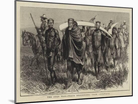 The Zulu War, Peace Messengers from Cetewayo-Godefroy Durand-Mounted Giclee Print