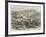 The Zulu War, the March to Ekowe, the Relief Column Crossing a Drift-null-Framed Giclee Print