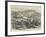 The Zulu War, the March to Ekowe, the Relief Column Crossing a Drift-null-Framed Giclee Print