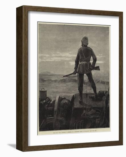 The Zulu War, Waiting-William Heysham Overend-Framed Giclee Print