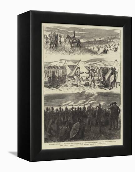 The Zulu War, with the Natal Native Contingent-Godefroy Durand-Framed Premier Image Canvas
