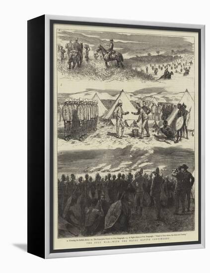 The Zulu War, with the Natal Native Contingent-Godefroy Durand-Framed Premier Image Canvas