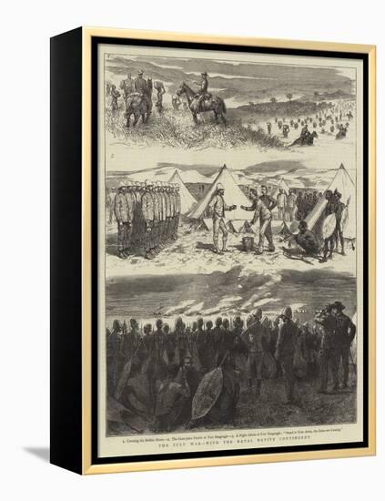 The Zulu War, with the Natal Native Contingent-Godefroy Durand-Framed Premier Image Canvas