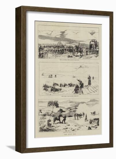 The Zulu War-Charles Edwin Fripp-Framed Giclee Print