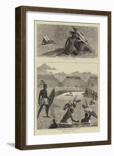 The Zulu War-Samuel Edmund Waller-Framed Giclee Print