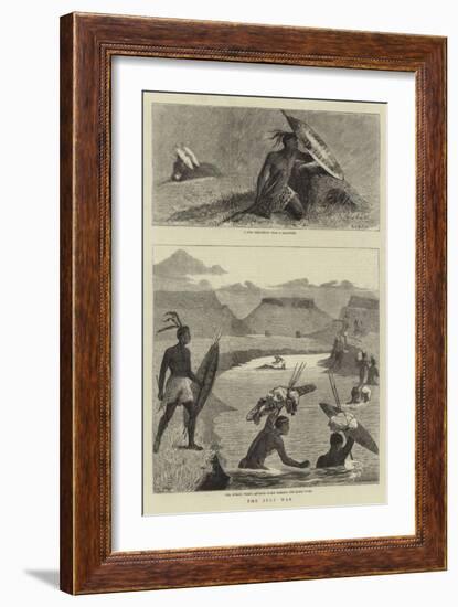 The Zulu War-Samuel Edmund Waller-Framed Giclee Print