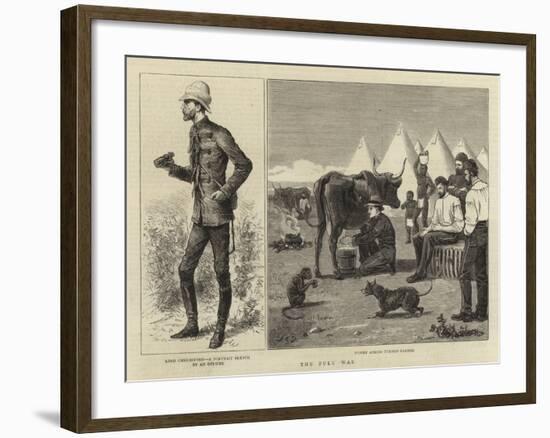 The Zulu War-John Charles Dollman-Framed Giclee Print