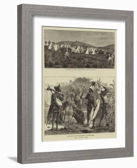 The Zulu War-John Charles Dollman-Framed Giclee Print