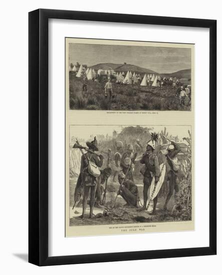 The Zulu War-John Charles Dollman-Framed Giclee Print