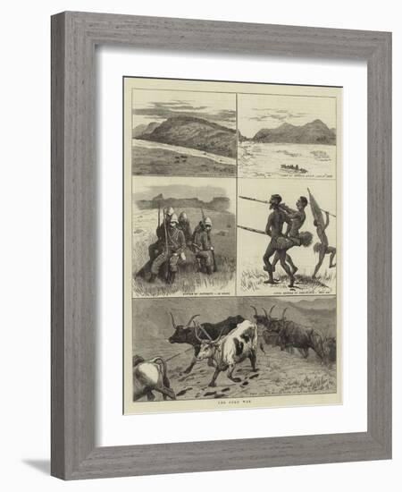 The Zulu War-null-Framed Giclee Print