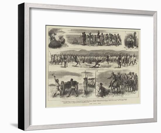 The Zulu War-null-Framed Giclee Print