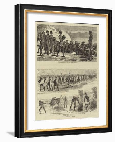 The Zulu War-null-Framed Giclee Print