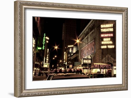 Theater District Broadway NYC-null-Framed Photo